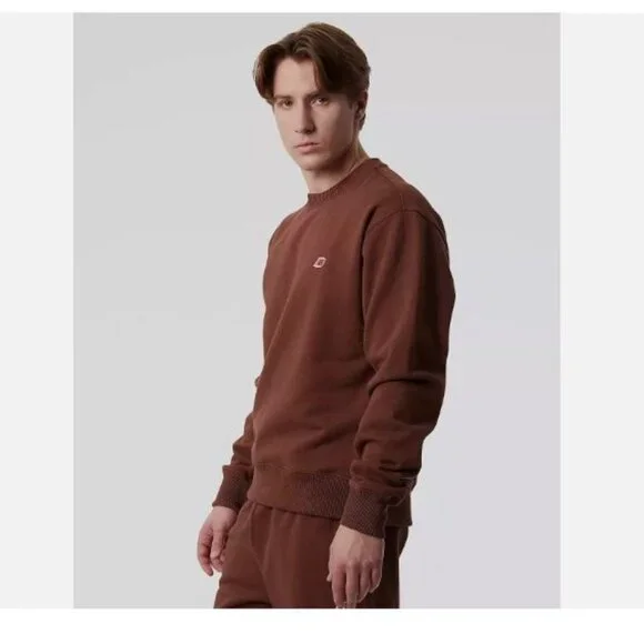New Balance MADE in USA Men's Core Crewneck Sweatshirt 'Rich Oak' MT21541-ROK